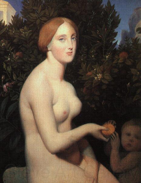 Jean-Auguste Dominique Ingres Venus at Paphos Norge oil painting art